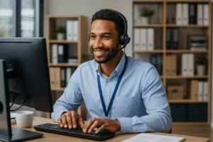 découvrez comment un callbot intelligent permet au chargé de support de gérer efficacement les appels récurrents, améliorant la satisfaction client et optimisant le temps de l’équipe.
