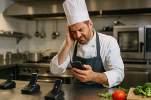 découvrez comment un callbot innovant permet aux chefs cuisiniers de gérer facilement les appels clients et les réservations, améliorant ainsi l'efficacité et la satisfaction des clients dans les restaurants.