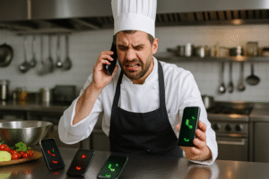 découvrez comment un callbot dédié aide les commis de cuisine à gérer efficacement les appels logistiques, optimiser l'organisation et améliorer la productivité en cuisine.