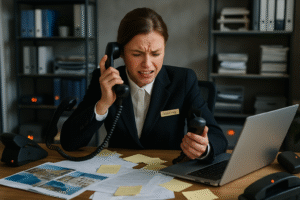 découvrez comment un callbot innovant aide les concierges d'hôtel à gérer efficacement les appels des clients exigeants, en offrant un service rapide et personnalisé 24h/24.