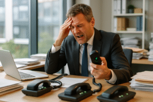 découvrez comment un callbot optimisé transforme la gestion des appels internes et clients pour les directeurs généraux : gain de temps, efficacité et satisfaction accrue au rendez-vous.