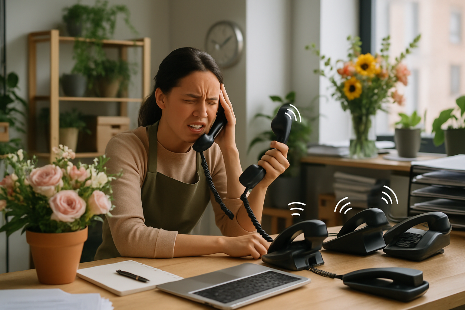 facilitez la gestion de votre boutique de fleurs grâce à un callbot intelligent : il répond aux appels des clients, prend les commandes et fournit toutes les informations sur vos services de fleuriste.