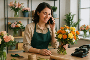 découvrez comment un callbot innovant aide les fleuristes à répondre efficacement aux appels clients, gérer les commandes et fournir des informations 24h/24, pour un service rapide et personnalisé.