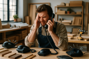 découvrez comment un callbot innovant gère efficacement les demandes clients et fixe facilement des rendez-vous pour votre entreprise de menuiserie, simplifiant votre quotidien.