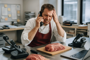 découvrez comment un callbot intelligent gère efficacement les appels clients et diffuse les informations dans votre boucherie, pour un service rapide et personnalisé.