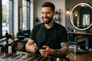 découvrez comment un callbot innovant facilite la prise de rendez-vous chez votre coiffeur barbier préféré en appelant directement par téléphone. gain de temps et simplicité assurés !