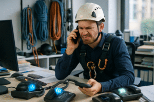 découvrez comment le callbot de cordiste gère vos appels avec efficacité pendant que vous travaillez en hauteur, pour ne manquer aucune opportunité.