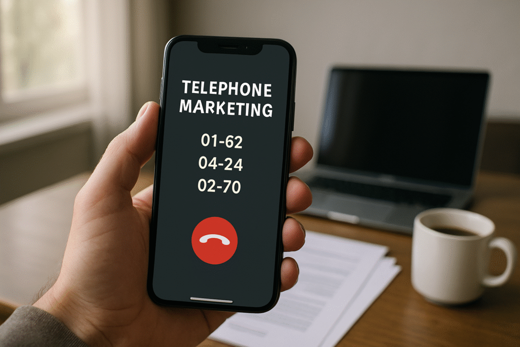Démarchage téléphonique : découvrez enfin l&rsquo;origine des numéros intrusifs 01-62, 04-24 et 02-70 qui nous dérangent au quotidien