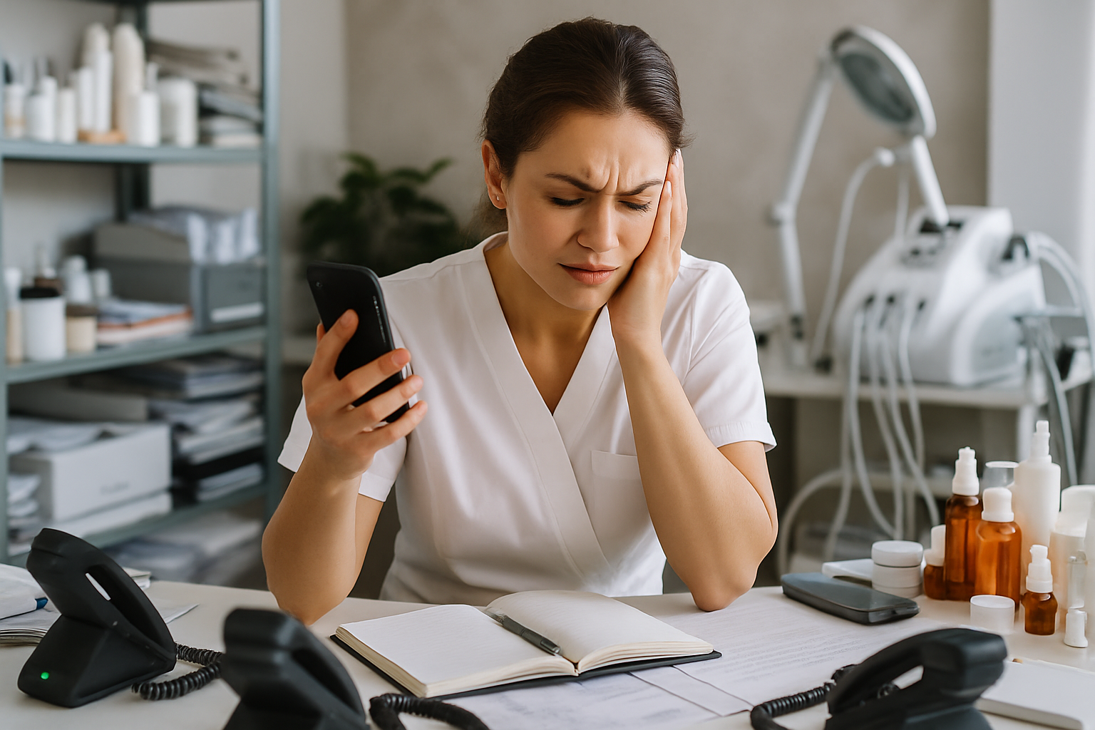 Esthéticienne : un callbot trie appels clients et soins