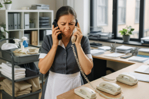 découvrez comment un callbot innovant facilite la gestion des appels pour le service d’étage, simplifiant le quotidien des femmes de chambre et améliorant la satisfaction des clients hôteliers.