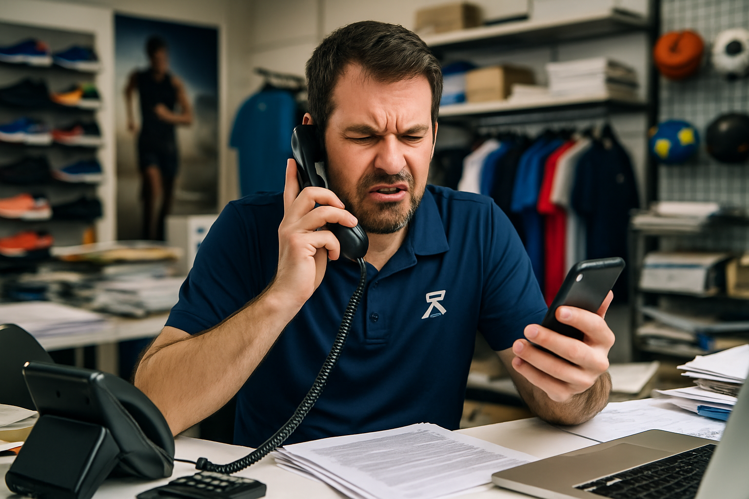 Gérant magasin de sport : un callbot répond aux appels produits