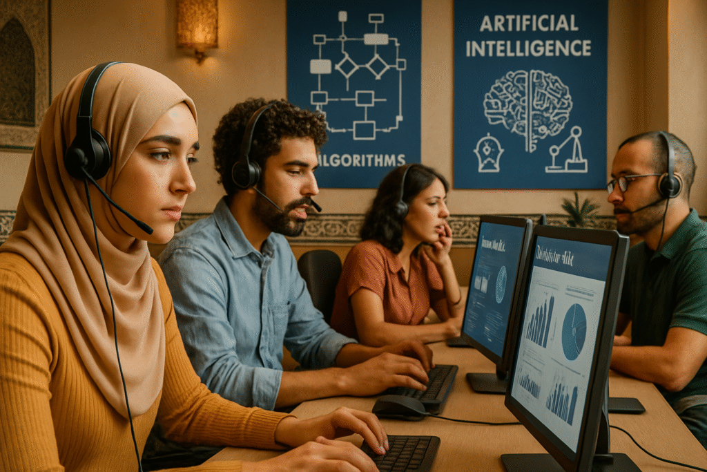 Les centres d&rsquo;appels du Maghreb face à l&rsquo;essor de l&rsquo;intelligence artificielle : préparations et enjeux