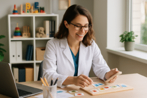 découvrez comment un callbot révolutionne la gestion des appels, de l'attente et des rendez-vous pour les cabinets d'orthophonie, offrant ainsi un gain de temps et une meilleure organisation pour les orthophonistes et leurs patients.