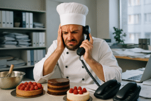 découvrez comment un callbot innovant aide les pâtissiers à gérer les appels clients et à prendre les commandes efficacement, simplifiant ainsi la gestion quotidienne de leur boutique.