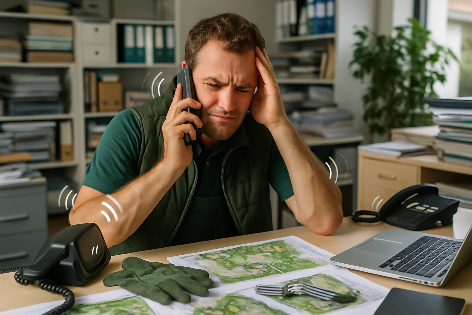 Responsable espaces verts : un callbot trie appels de signalement