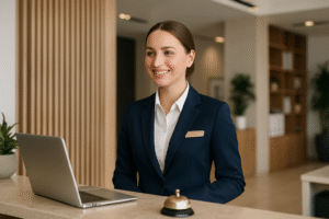 découvrez comment un callbot peut faciliter le travail d'agent d'accueil hôtelier en triant efficacement les appels clients et en améliorant l'expérience de vos visiteurs dès le premier contact.