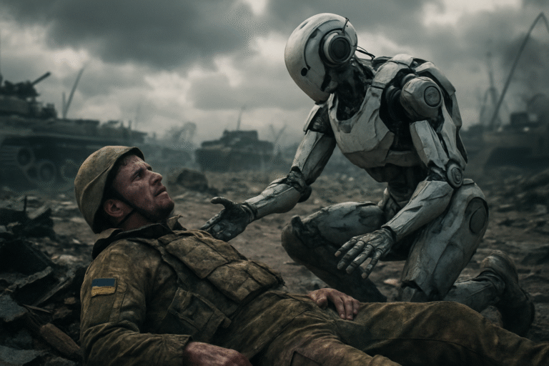 découvrez l’histoire bouleversante d’un soldat ukrainien blessé, secouru par un robot après avoir survécu trois jours à ramper vers ses lignes. un récit poignant sur l’innovation technologique au secours des vies dans le conflit en ukraine.