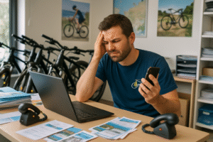 découvrez comment un callbot innovant aide les gérants de location de vélos à trier efficacement les appels et à gérer les informations clients, optimisant ainsi leur service et leur temps.