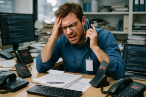 découvrez comment un testeur logiciel utilise un callbot pour filtrer efficacement les appels de validation et optimiser la gestion des flux téléphoniques dans votre entreprise.