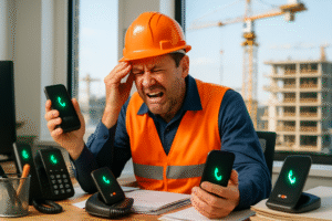 découvrez notre callbot pour grutier : captez et gérez automatiquement les appels téléphoniques pendant les manœuvres de levage, sans interrompre votre travail. gagnez en sécurité et en efficacité sur vos chantiers.