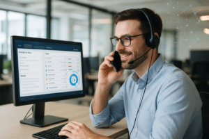 Suivi simple au téléphone : l’IA répond et rassure le client