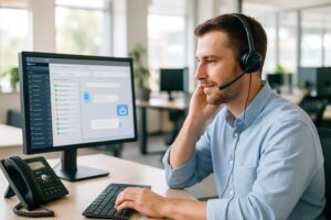 Agents surchargés le matin : l’IA absorbe les flux hotline