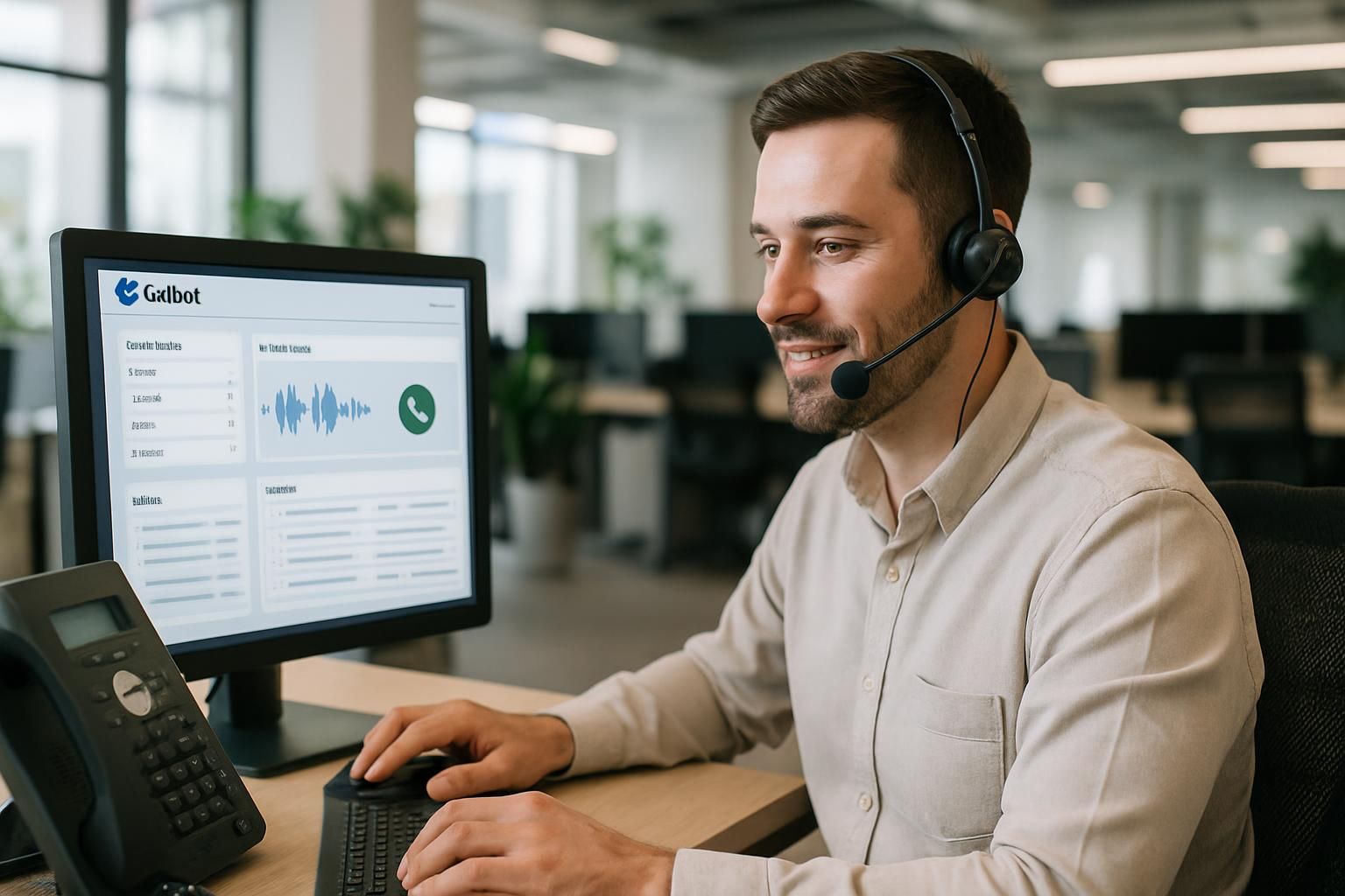 découvrez comment l’intelligence artificielle permet de standardiser les réponses en guidant la voix et le script pour une communication plus efficace et cohérente.