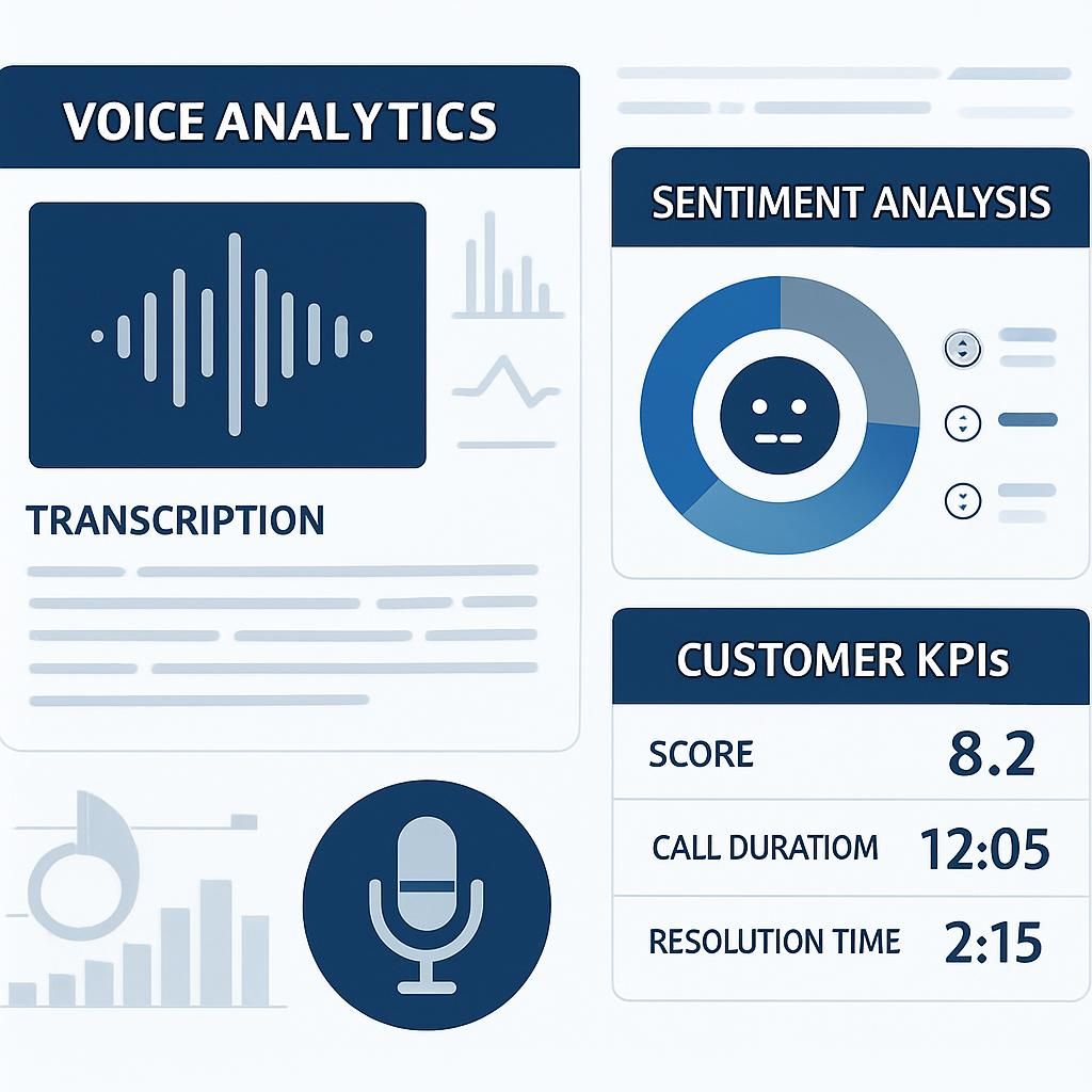 découvrez comment les analytics vocales, propulsées par l'ia, transforment chaque appel en une opportunité d'excellence client en optimisant la qualité et l'efficacité de vos interactions.