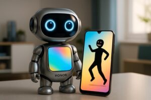 Le nouveau « robot phone » de Honor : votre compagnon IA prêt à discuter et à danser avec vous