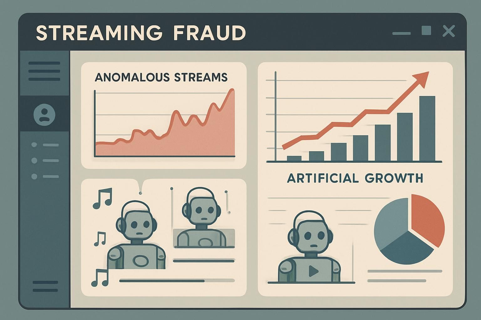découvrez comment un américain a orchestré une fraude incroyable en détournant des millions grâce à de faux hits en streaming, avant d'être déjoué.
