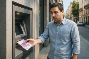Il découvre 500 euros oubliés dans un distributeur et choisit l&rsquo;honnêteté en les restituant