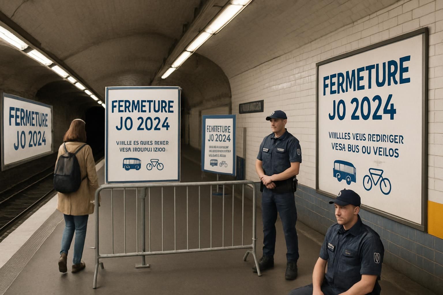 consultez le calendrier mis à jour des fermetures de stations de métro, rer et tramway en île-de-france lors des jo 2024 pour organiser vos déplacements en toute sérénité.