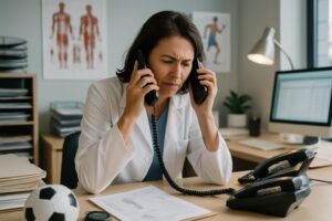 prenez rendez-vous facilement avec un médecin du sport grâce à notre callbot intelligent, qui gère vos bilans et consultations rapidement et efficacement.