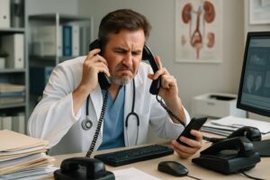 découvrez comment un callbot révolutionne la gestion des appels et des urgences chez l'urologue, en filtrant efficacement les demandes pour optimiser le suivi médical.