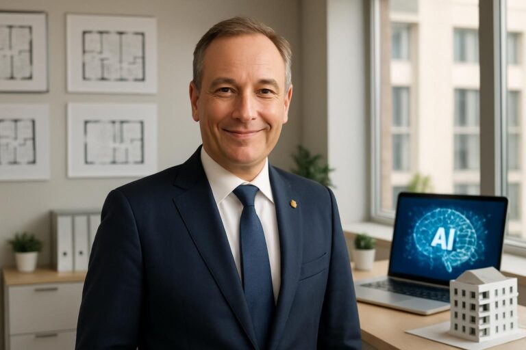loïc cantin, président de la fnaim, explique comment l'intelligence artificielle vient renforcer le rôle des agents immobiliers sans les remplacer, transformant ainsi le secteur immobilier.
